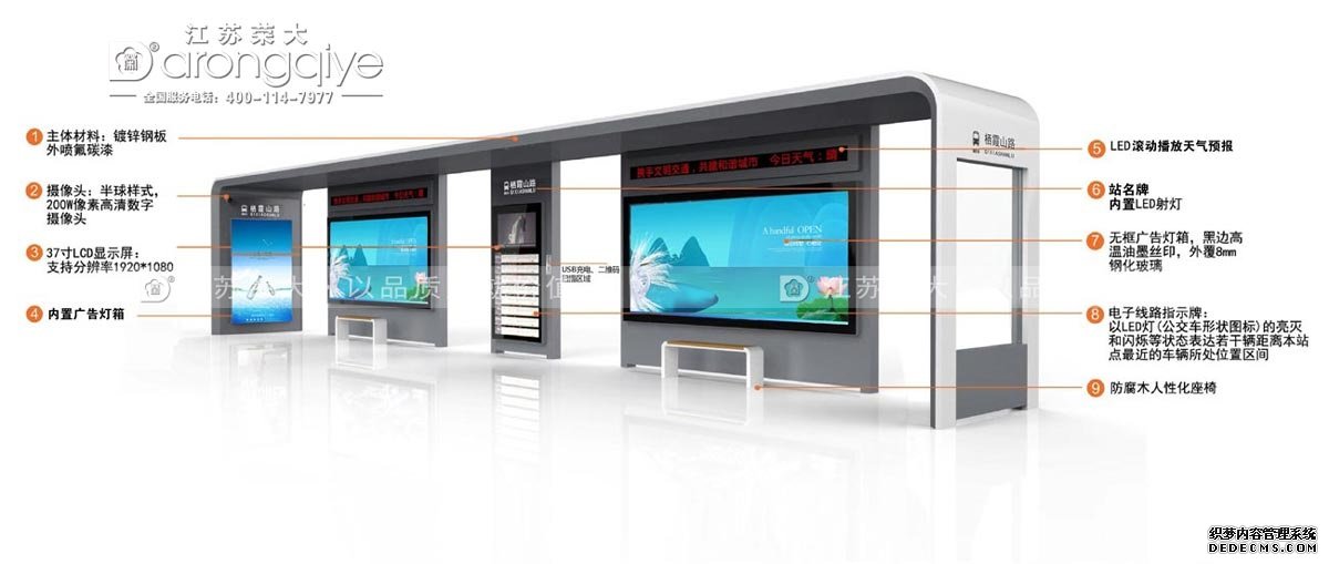 智慧公交站臺介紹配圖二