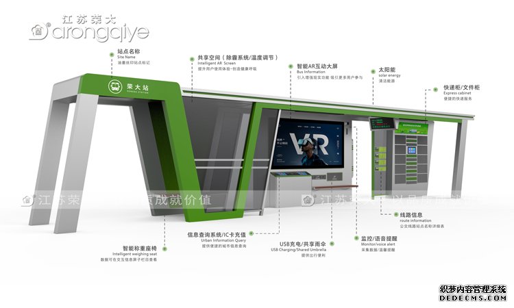 公交車站臺的實(shí)用功能配圖二