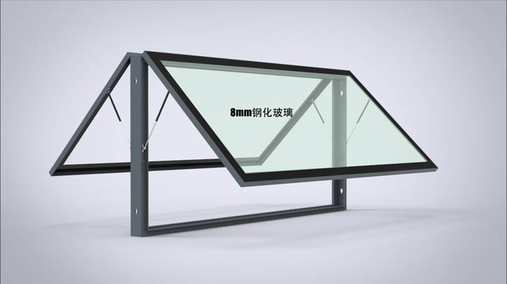 候車(chē)亭燈箱細(xì)節(jié)